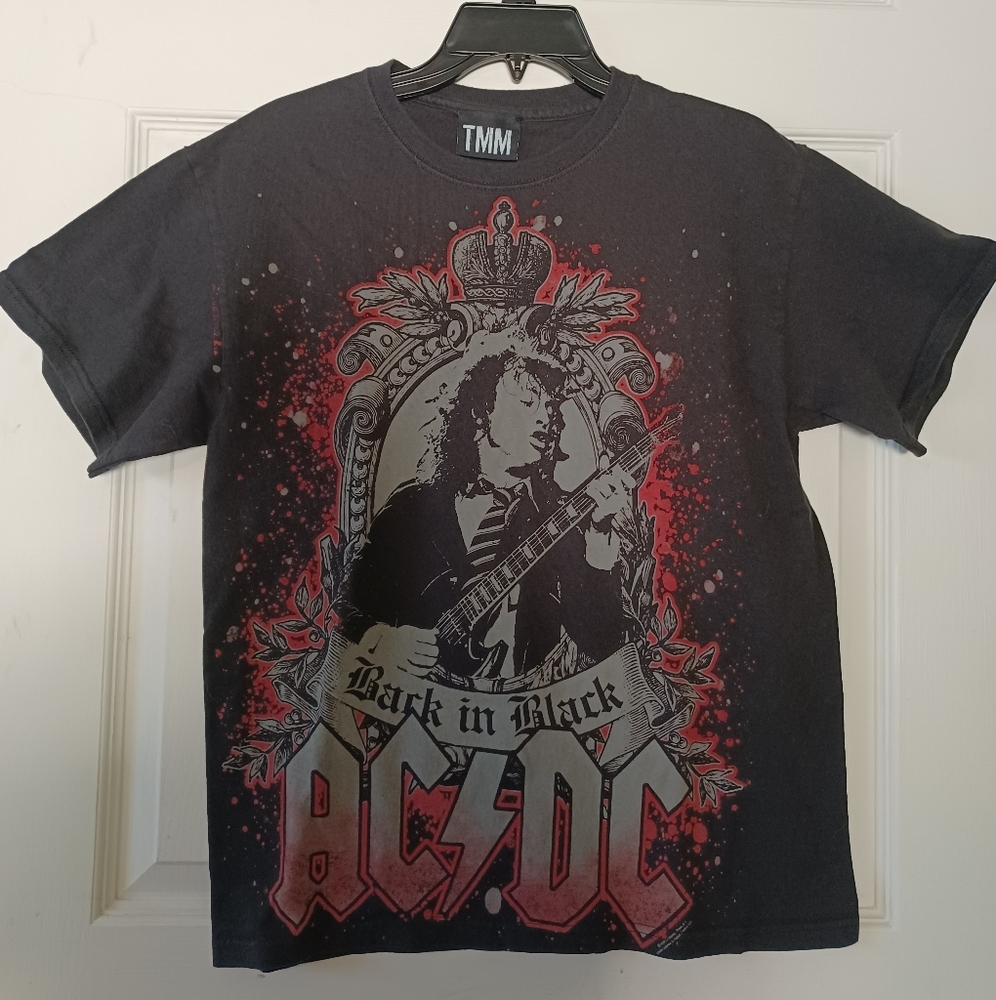 Vintage AC/DC Back in Black Men's Tee Medium